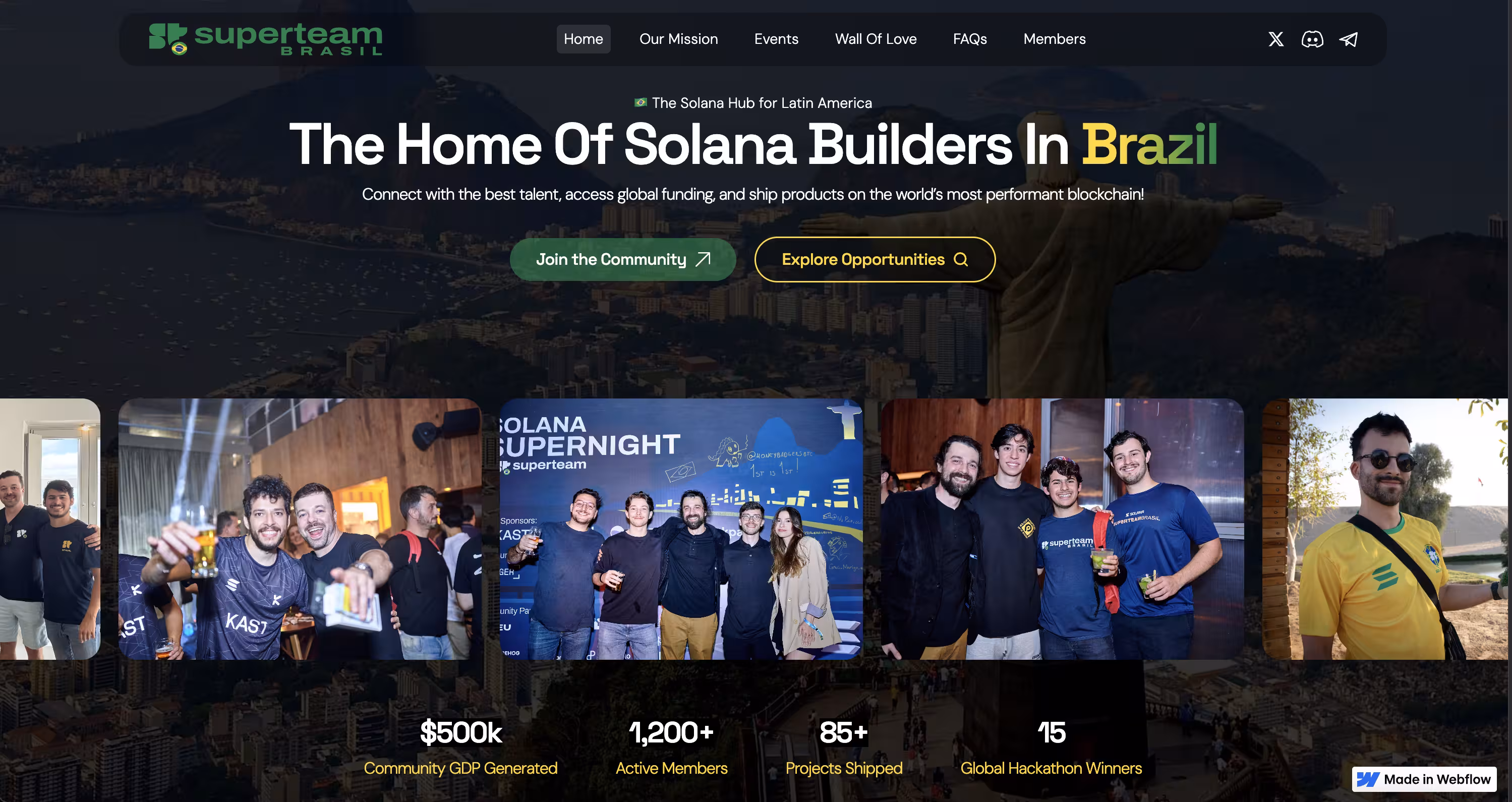 Superteam Brazil Webflow Site